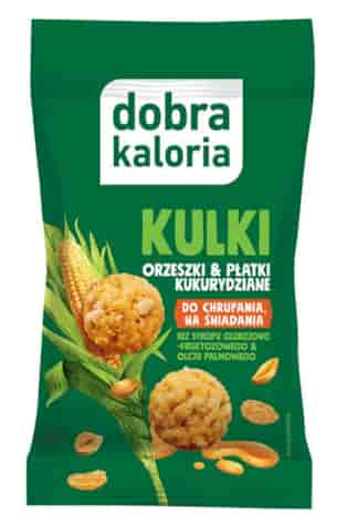 DOBRA KALORIA Kulki Orzeszki & płatki kukurydziane 32g KUBARA