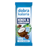 DOBRA KALORIA Baton kokos i czekolada 33g KUBARA