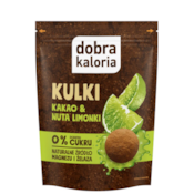 DOBRA KALORIA Kulki Kakao & Nuta limonki 65g KUBARA