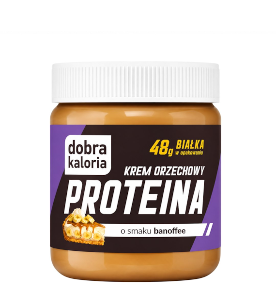 DOBRA KALORIA Krem orzechowy PROTEINA o smaku banoffee 200g
