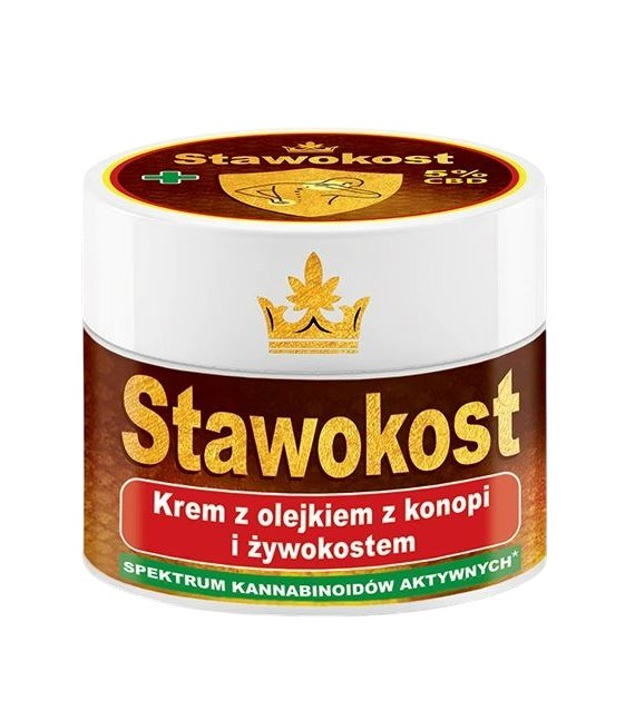 ASEPTA Stawokost - krem 150 ml z olejkiem z konopi i żywokostem 5% CBD