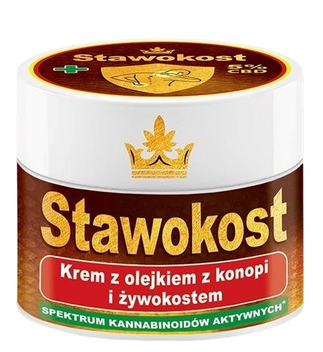 ASEPTA Stawokost - krem 150 ml z olejkiem z konopi i żywokostem 5% CBD