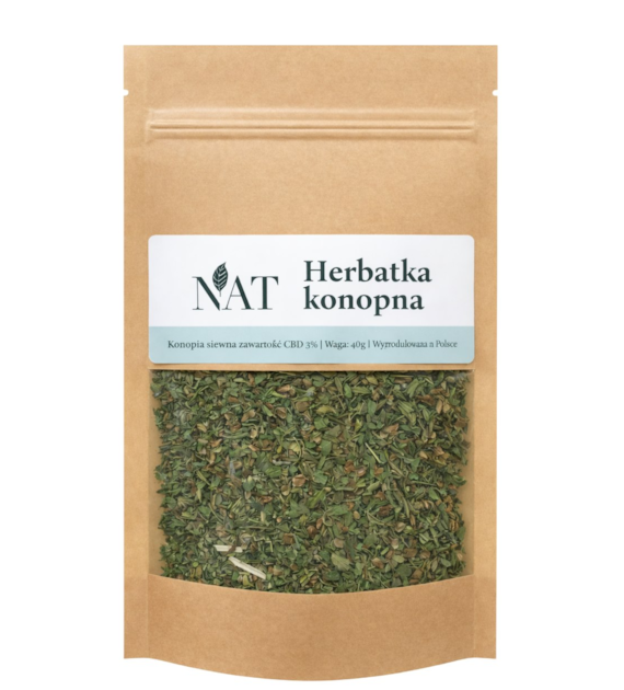 NAT Herbatka konopna 3% CBD 40g