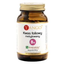 YANGO Kwas foliowy metylowany (Quatrefolic) 600mcg, 60 kaps.