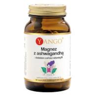 YANGO Magnez z ashwagandhą + szafran i wit. B6 90 kaps.