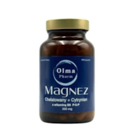 OLMA PHARM Magnez Chelatowany + Cytrynian z wit. B6 P-5-P 100 kaps.