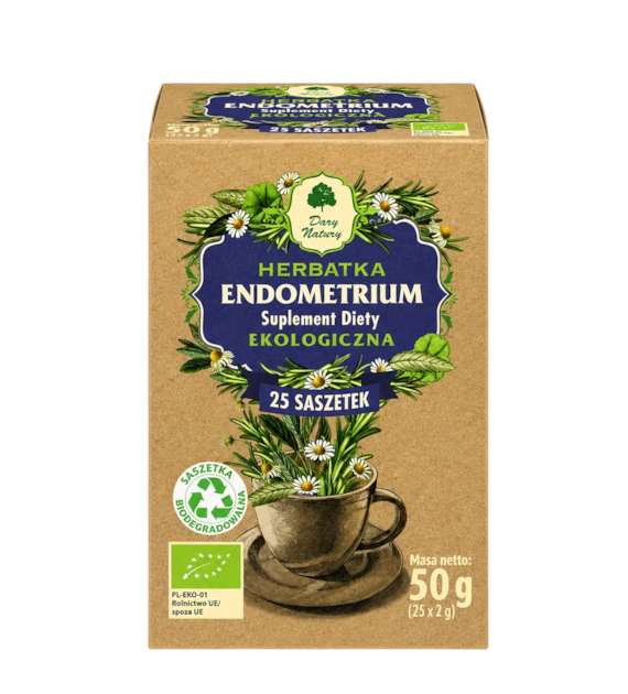 Herbatka Endometrium fix BIO 25*2g DARY NATURY