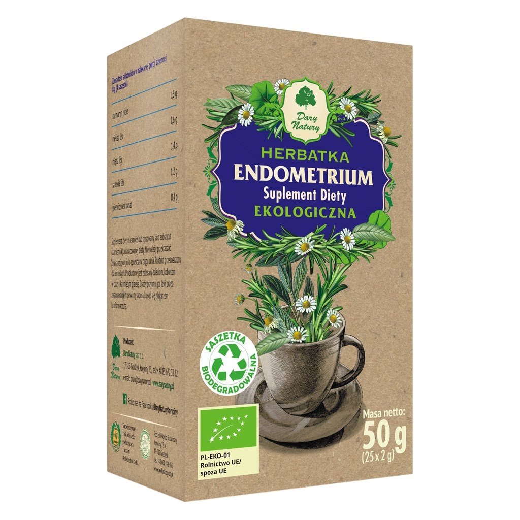 Herbatka Endometrium fix BIO 25*2g DARY NATURY