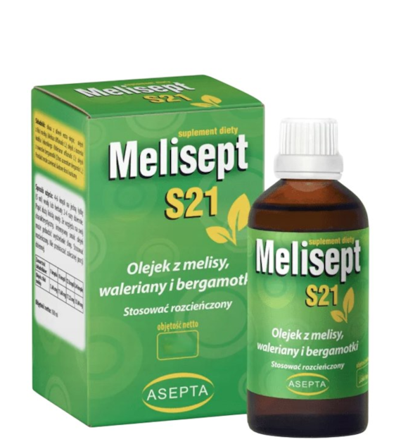 ASEPTA Melisept S21 30ml - Olejek z melisy, waleriany i bergamotki