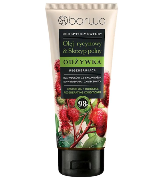 Odżywka olej rycynowy & skrzyp polny w tubie regenerująca 200ml BARWA RECEPTURY NATURY