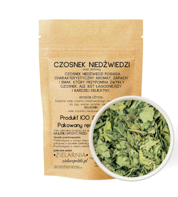 Czosnek niedźwiedzi liść 50g ZIELARZPOLSKI.PL