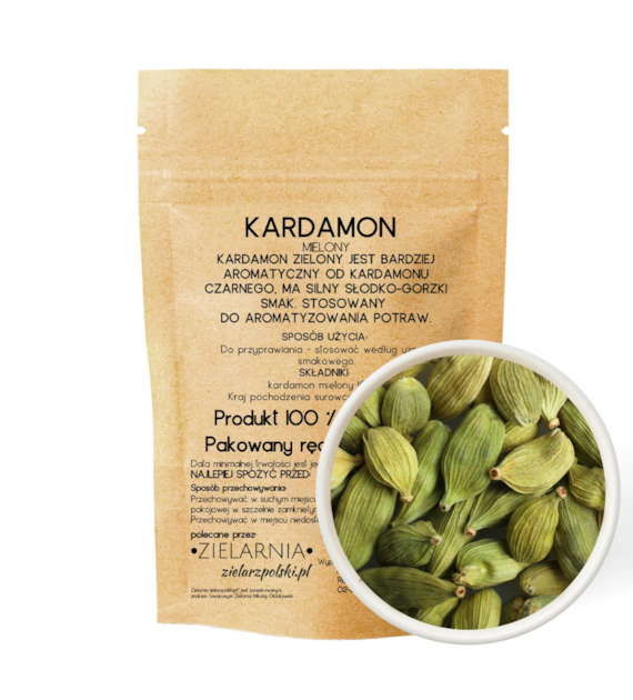 Kardamon ziarno 50g ZIELARZPOLSKI.PL