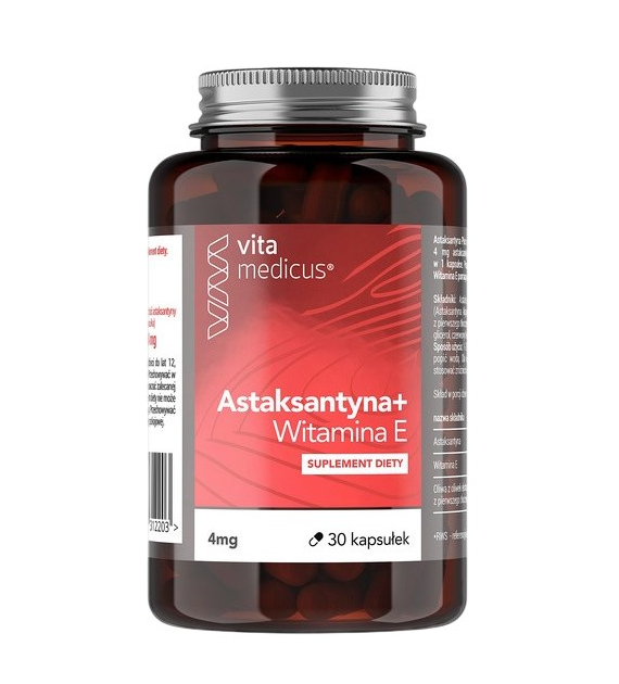 VITAMEDICUS Astaksantyna 4mg + witamina E 30 kaps.