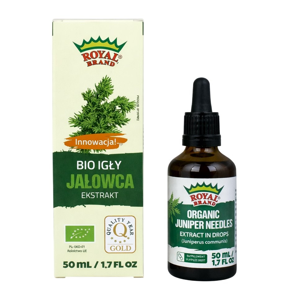 Ekstrakt z igieł jałowca BIO 50ml ROYAL BRAND
