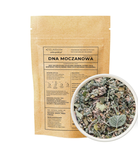 Dna moczanowa - herbatka ziołowa 100g ZIELARZPOLSKI.PL