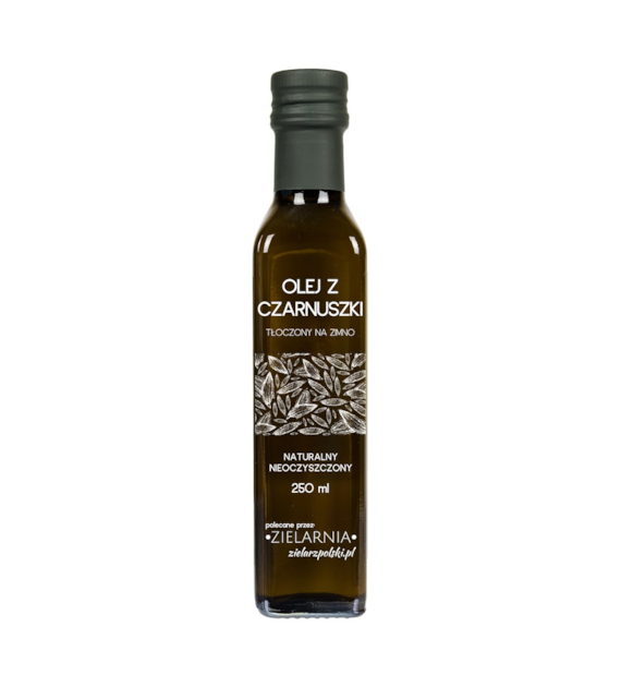 Olej z czarnuszki tłoczony na zimno 250ml ZIELARZPOLSKI.PL