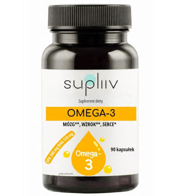 Omega-3 1000mg, 90kaps. SUPLIIV