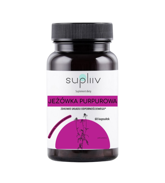 Jeżówka purpurowa ekstrakt polifenole 4% 400mg, 60kaps. SUPLIIV