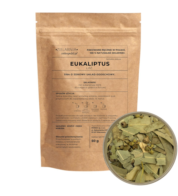 Eukaliptus liść 50g ZIELARZPOLSKI.PL