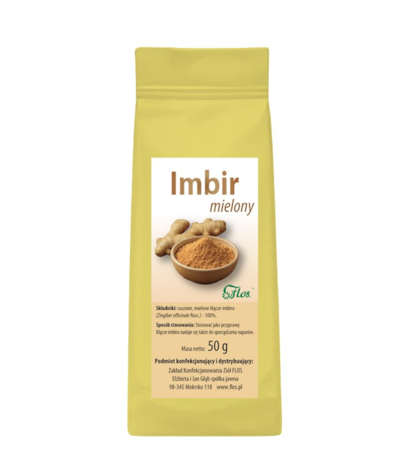 Imbir mielony 50g FLOS