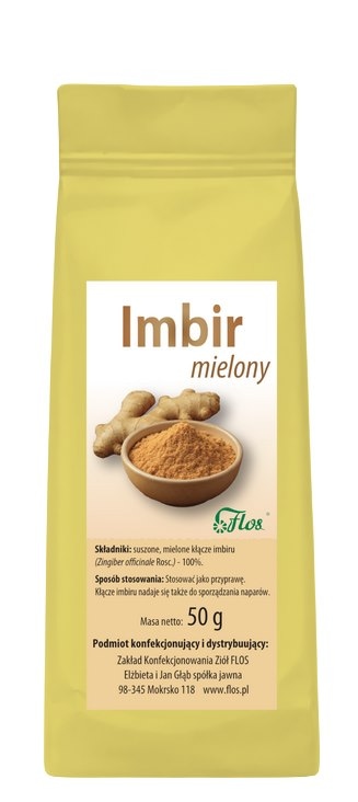 Imbir mielony 50g FLOS
