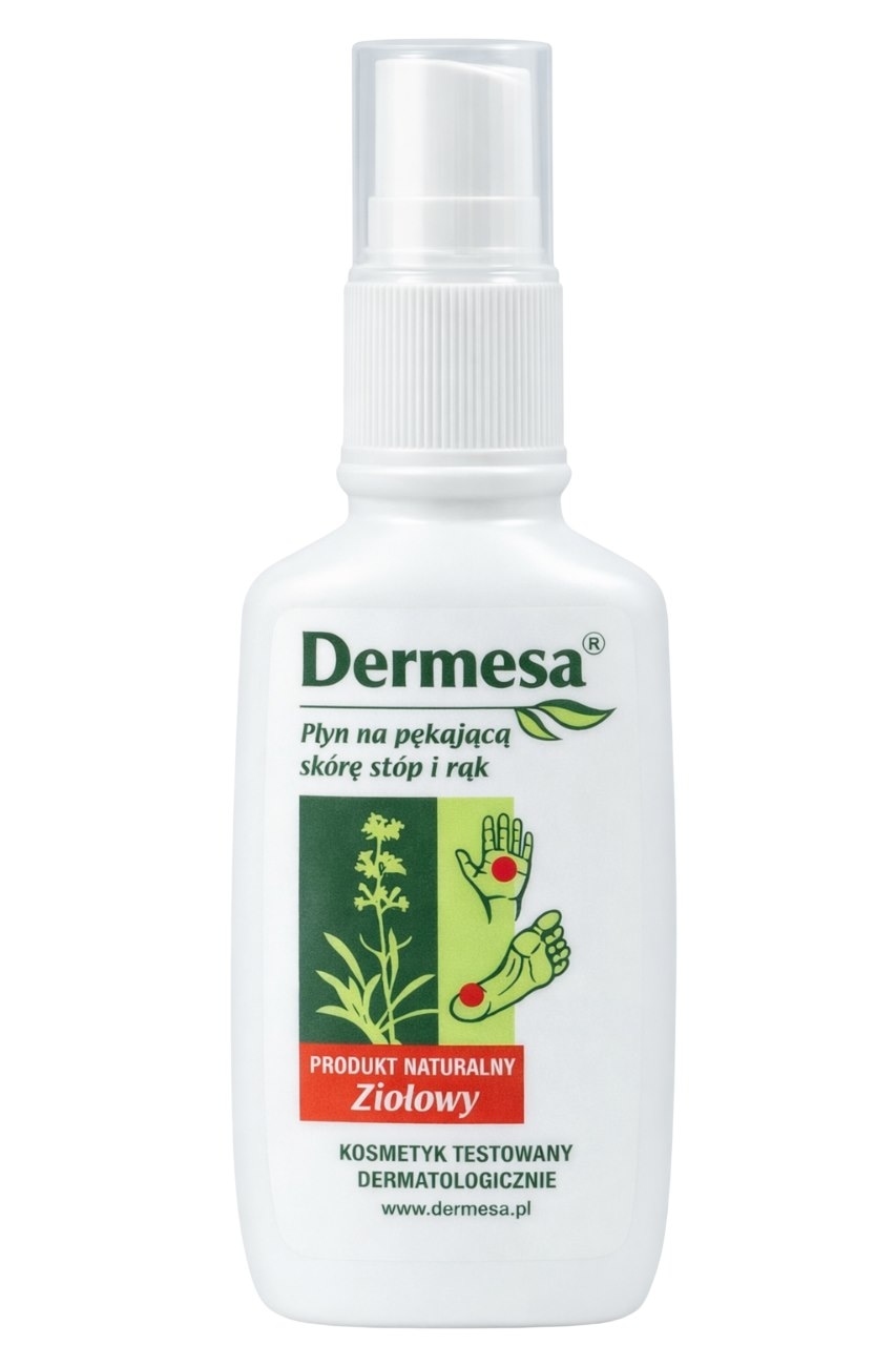 DERMESA Płyn na pękającą skórę stóp i rąk 65ml