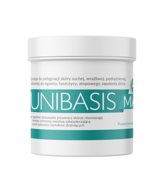 Unibasis max 250g STARPHARMA - emulsja do skóry suchej, wrażliwej, skłonnej do egzemy, łuszczyzy, AZS
