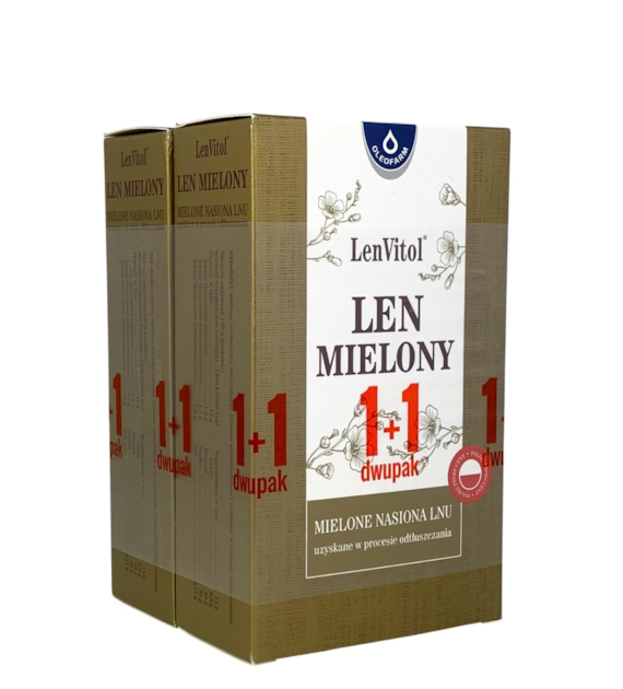 OLEOFARM Len mielony 200g + 200g