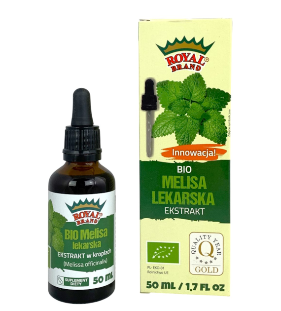 Ekstrakt z Melisy lekarskiej BIO 50ml ROYAL BRAND