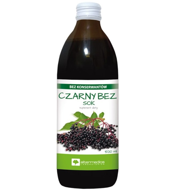 Czarny bez sok 500ml ALTER MEDICA