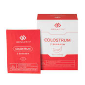 GENACTIV Colostrum z bananem saszetki 500mg, 30 sasz. - bioaktywny liofilizat 2h