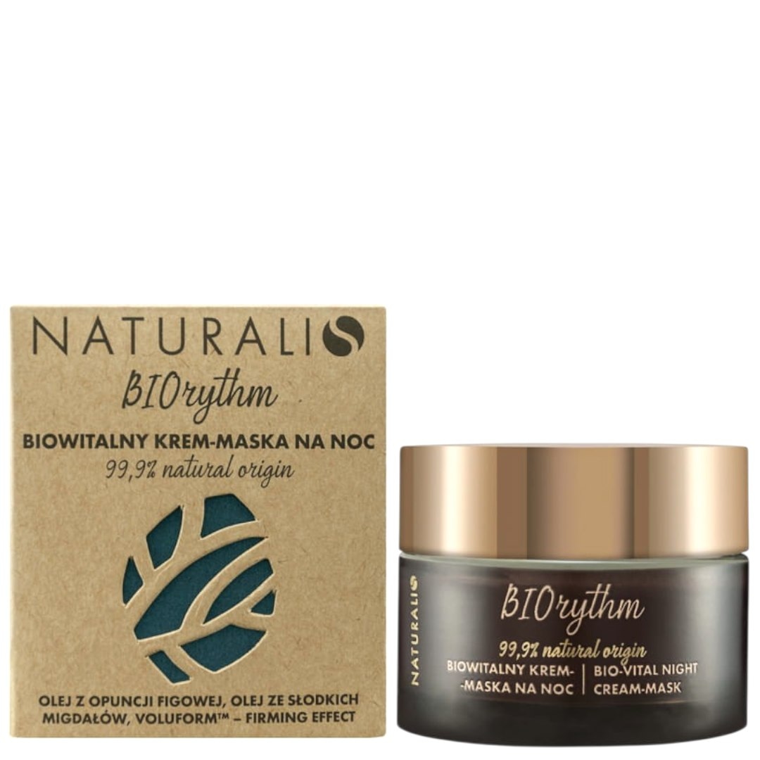 BIOrythm Biowitalny krem-maska na noc z olejem z opuncji figowej 50ml NATURALIS