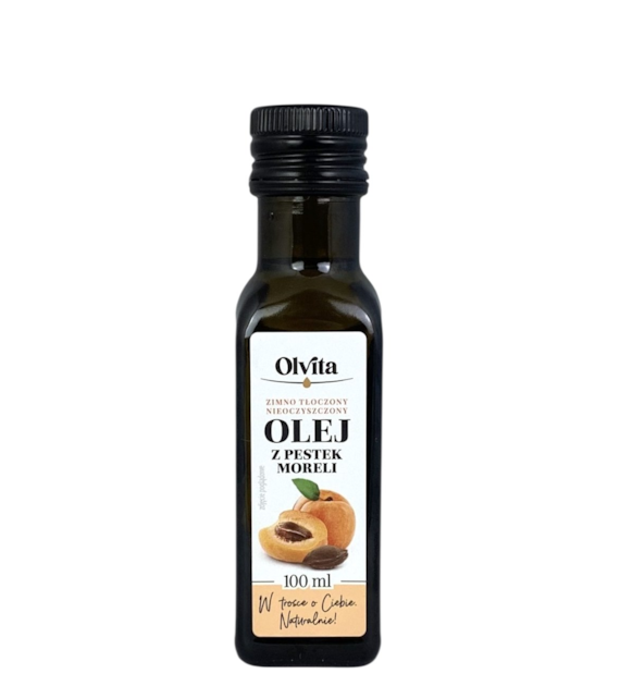 OLVITA Olej z pestek moreli zimnotłoczony 100ml