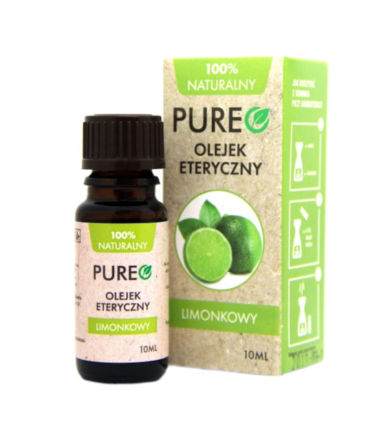 PUREO Naturalny olejek eteryczny Limonkowy 10 ml