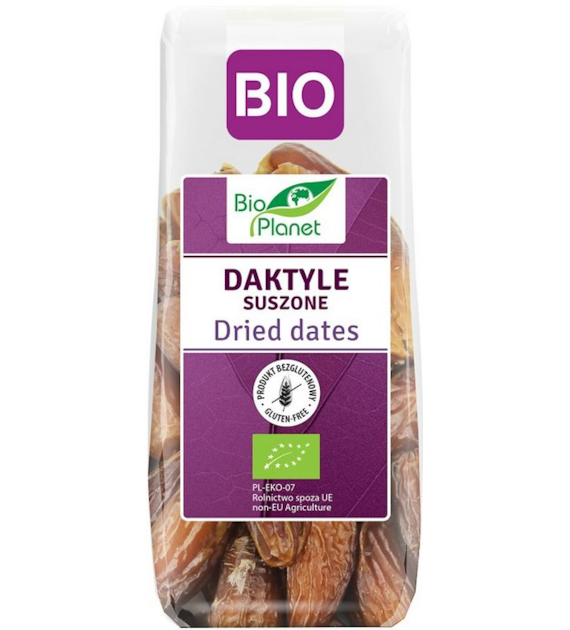BIO PLANET Daktyle bez pestek suszone bezglutenowe BIO 150g