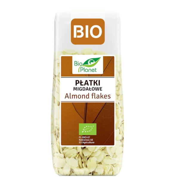 BIO PLANET Migdały cięte (płatki migdałowe) BIO 100g