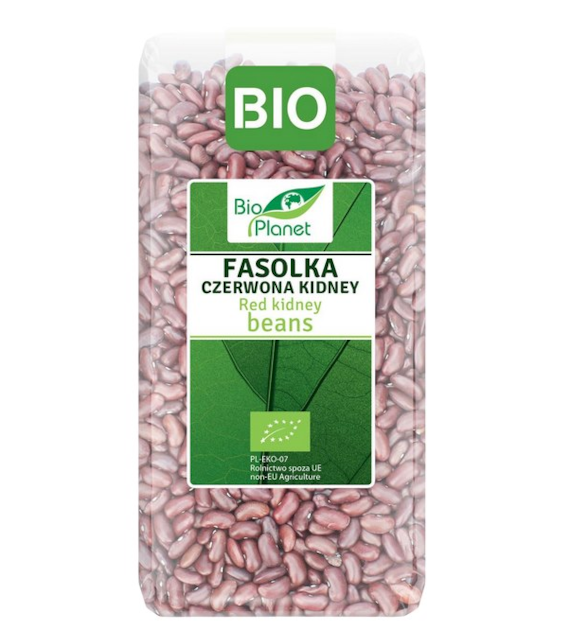 BIO PLANET Fasolka Kidney czerwona BIO 400g