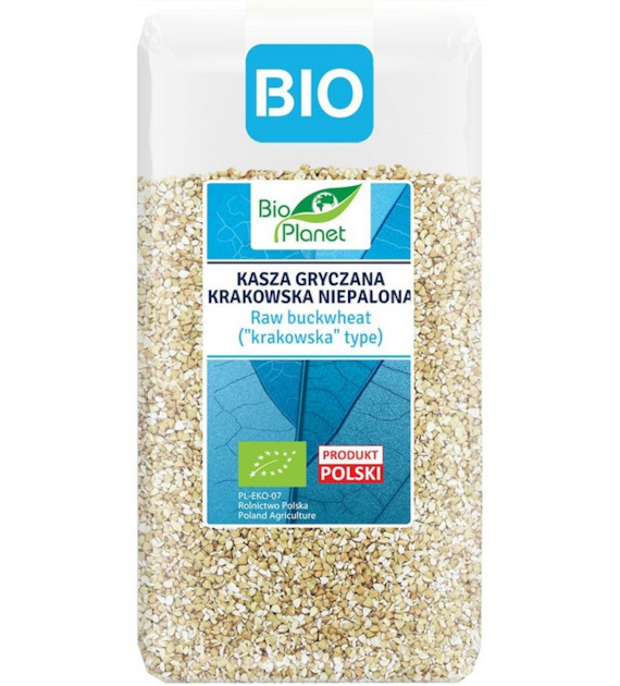 BIO PLANET Kasza gryczana KRAKOWSKA niepalona BIO 500g