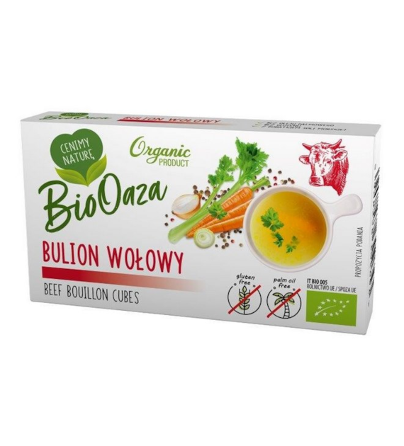 BIO OAZA Kostka rosołowa wołowa BIO 66g
