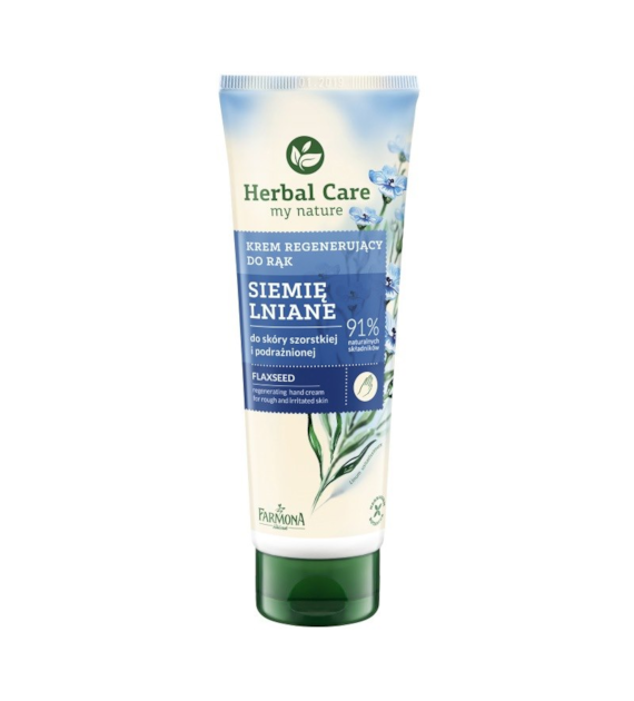 HERBAL CARE Krem do rąk regenerujący SIEMIĘ LNIANE 100ml FARMONA