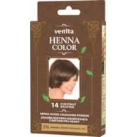 VENITA henna proszek nr 14 kasztan 25g - ziołowa odżywka koloryzująca