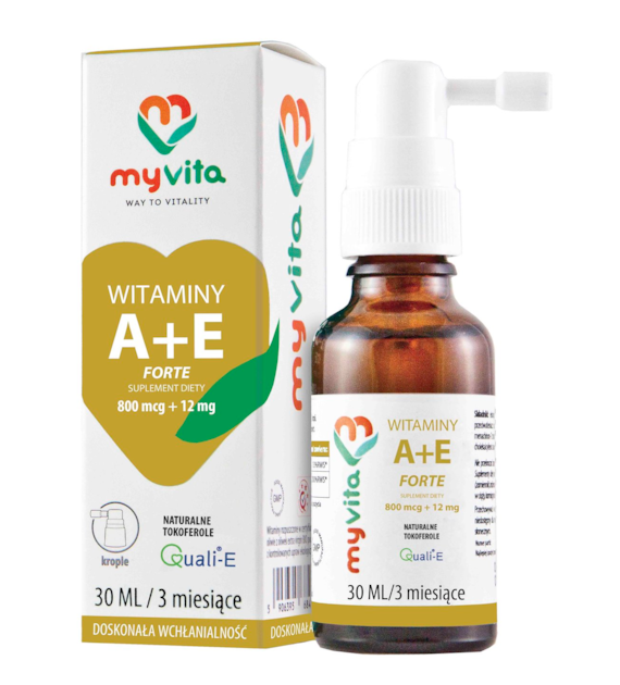 MyVita Witamina A + E - krople 30ml (800mcg + 12mg)