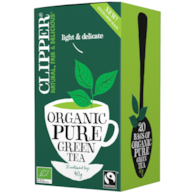 CLIPPER Herbata Zielona FAIR TRADE BIO 20*2g