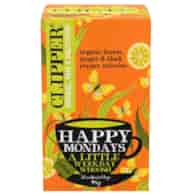 CLIPPER Herbatka Happy Mondays cytrynowa z imbirem i czarnym pieprzem BIO 20*2,25g