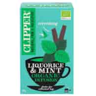 CLIPPER Herbatka Liquorice & Peppermint z lukrecją i miętą pieprzową BIO 20*1,5g