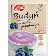 Budyń o smaku jagodowym bezglutenowy bez dodatku cukru 40g CELIKO