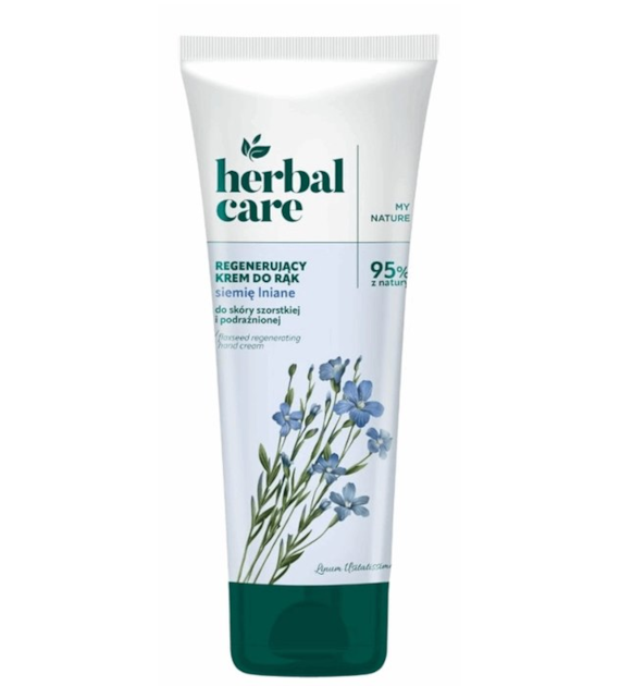 HERBAL CARE Krem do rąk regenerujący SIEMIĘ LNIANE 100ml FARMONA