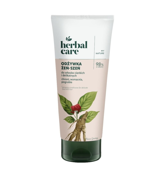 HERBAL CARE Odżywka ŻEŃ-SZEŃ do włosów cienkich i delikatnych tuba 200ml FARMONA