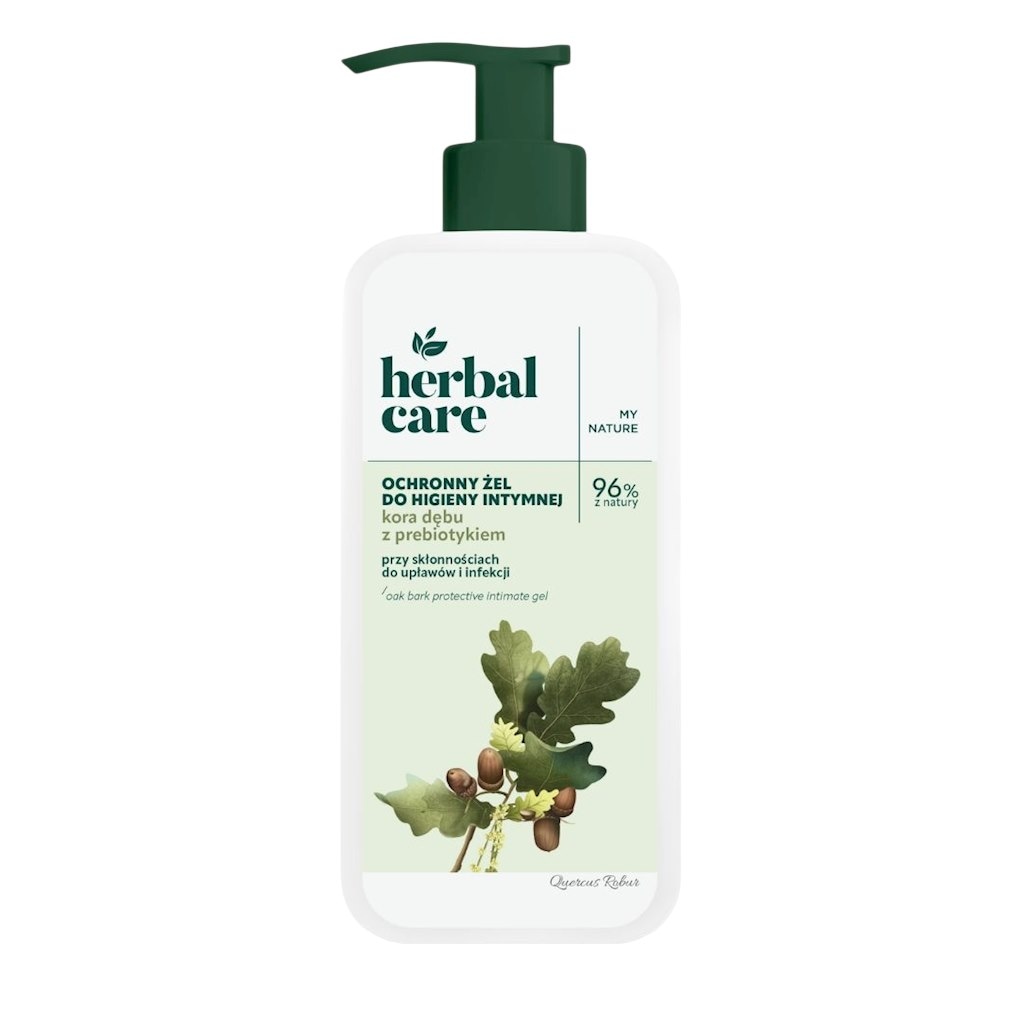 HERBAL CARE Żel do higieny intymnej ochronny kora dębu z prebiotykiem 330ml FARMONA