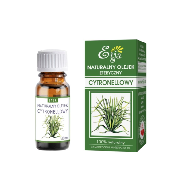 ETJA Olejek eteryczny naturalny - Cytronellowy 10ml